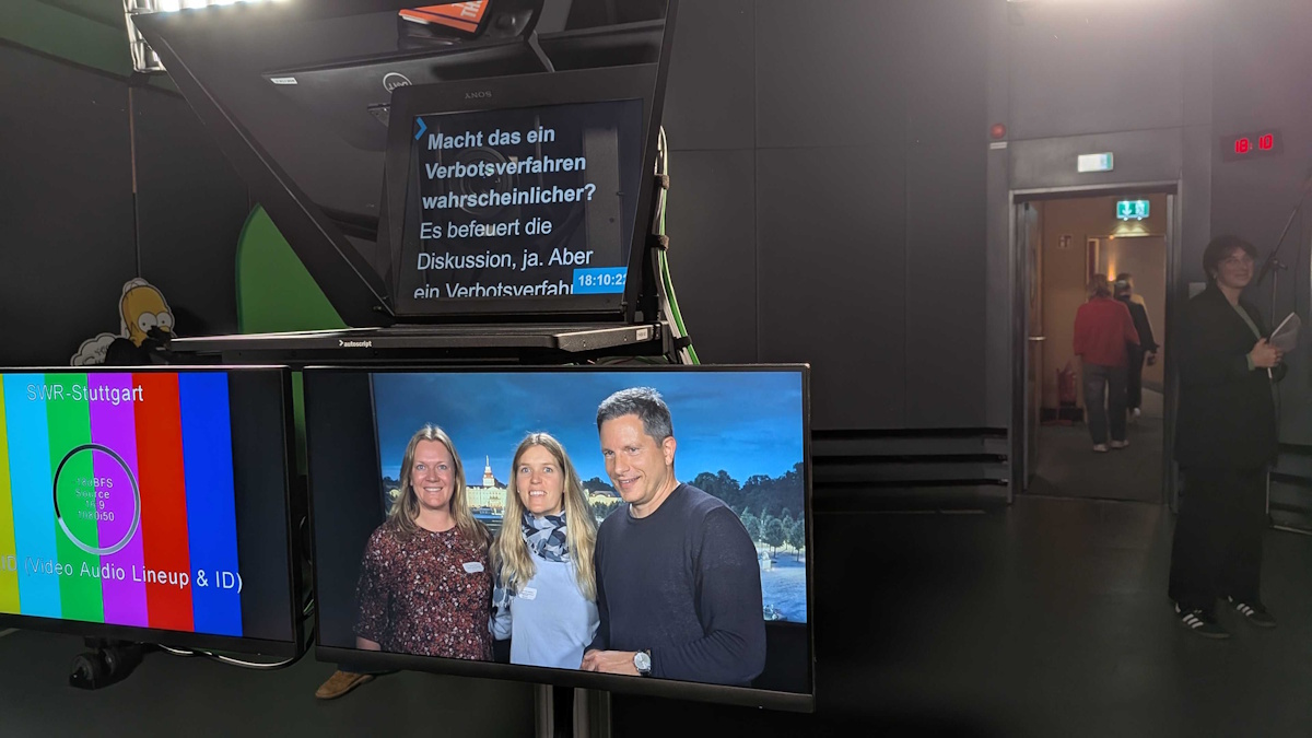 Mit Rechtsexperten Frank Bräutigam im SWR-Studio Karlsruhe Image