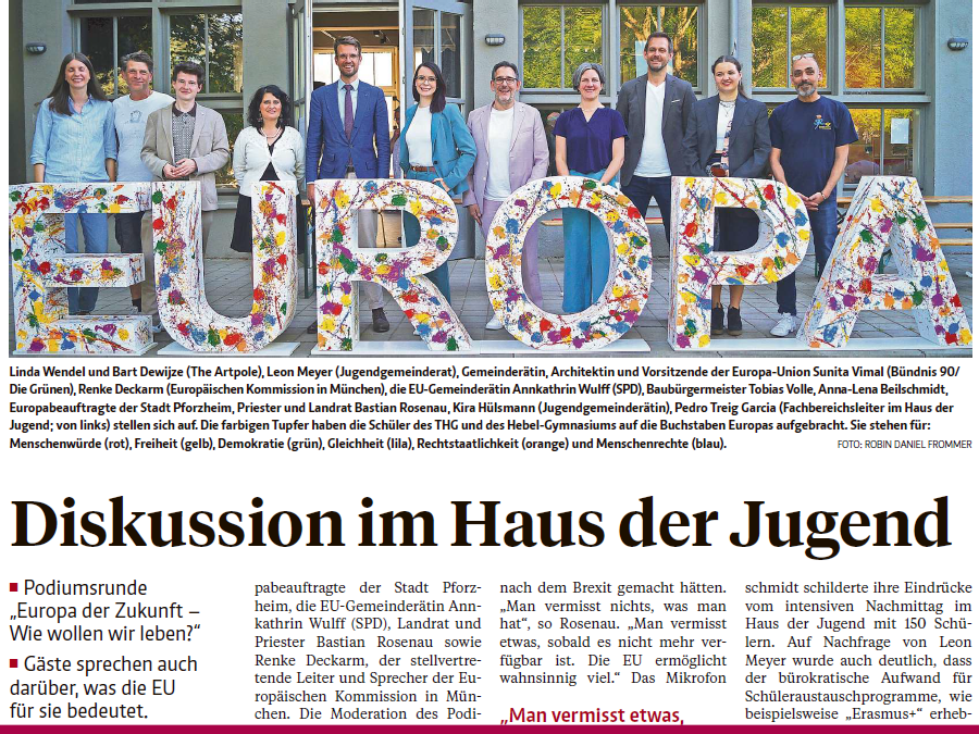 Diskussion im Haus der Jugend