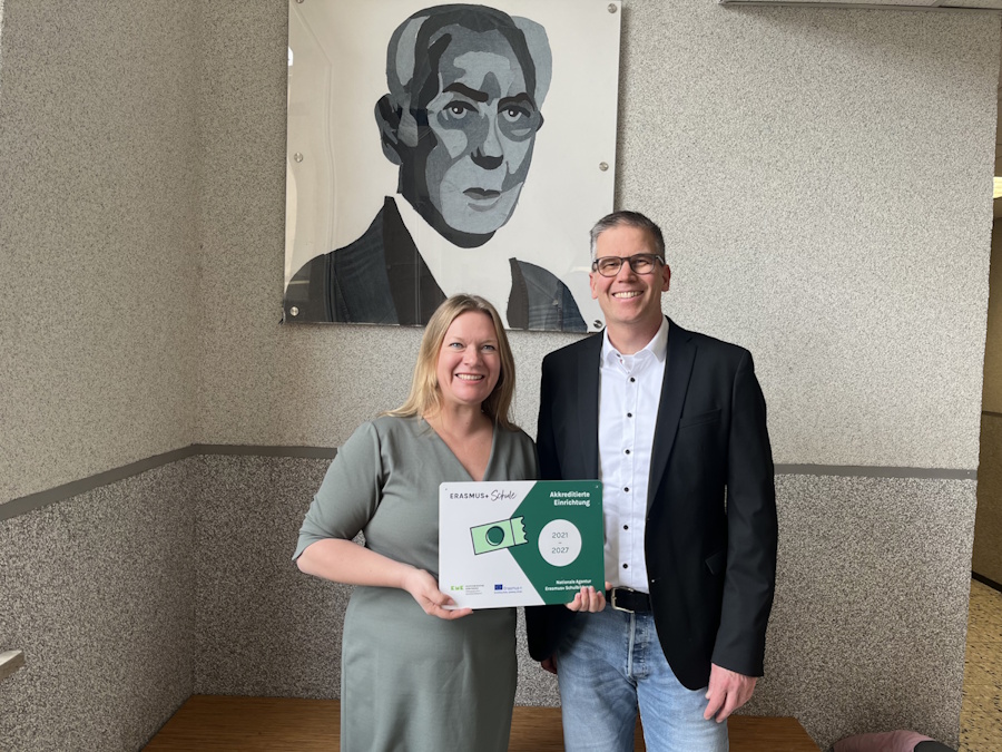 Unsere Schule ist jetzt Erasmus+ Schule 