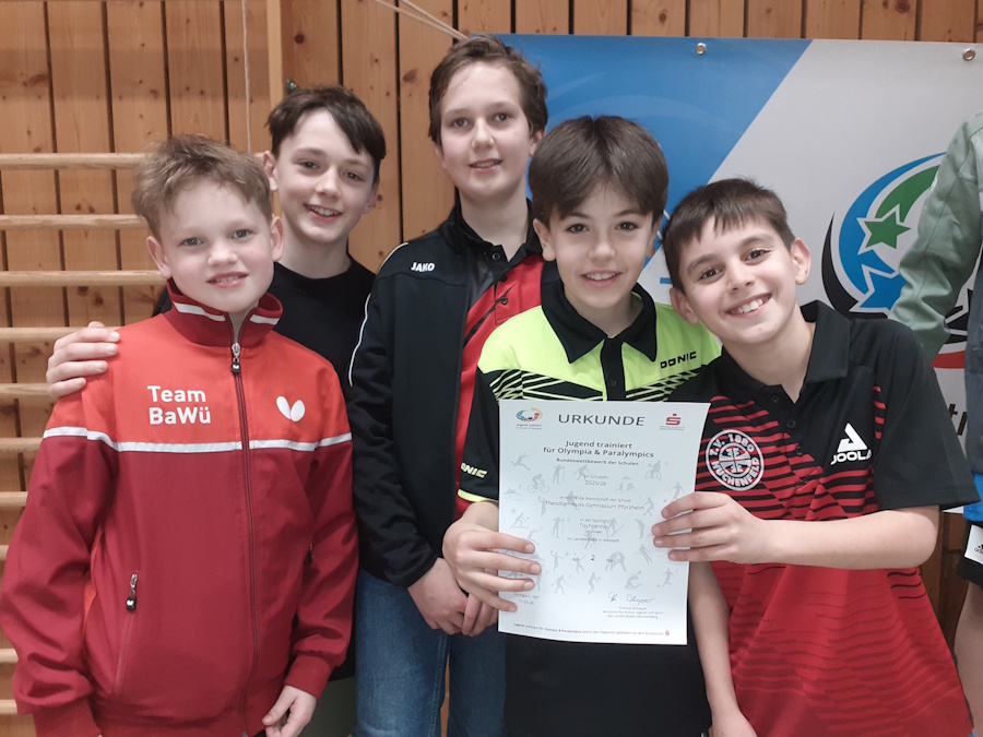 Jugend trainiert für Olympia Tischtennis